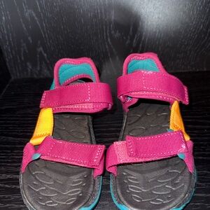Merrell Pink and Orange Sporty Sandals